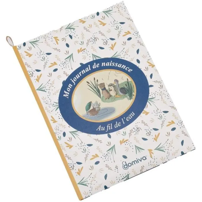 DOMIVA - Coffret Au Fil de l'Eau - Boîte à Trésors et Journal de Naissance avec Arbre Généalogique pour Souvenirs de Bébé DOMIVA - Coffret Au Fil de l'Eau - Boîte à Trésors et Journal de Naissance avec Arbre Généalogique pour Souvenirs de Bébé