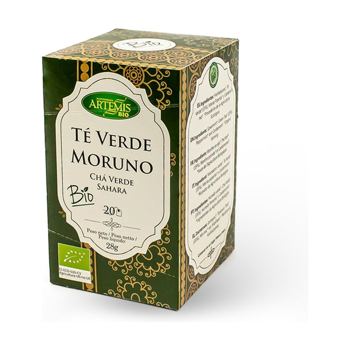 ARTEMIS BIO Té Verde Moruno Sahara 20 sachets ARTEMIS BIO Té Verde Moruno Sahara 20 sachets