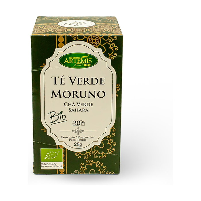 ARTEMIS BIO Té Verde Moruno Sahara 20 sachets ARTEMIS BIO Té Verde Moruno Sahara 20 sachets