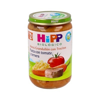HIPP Potit Pâtes Tomate Boeuf 220g Bio - Aliment Bébé dès 12 Mois HIPP Potit Pâtes Tomate Boeuf 220g Bio - Aliment Bébé dès 12 Mois