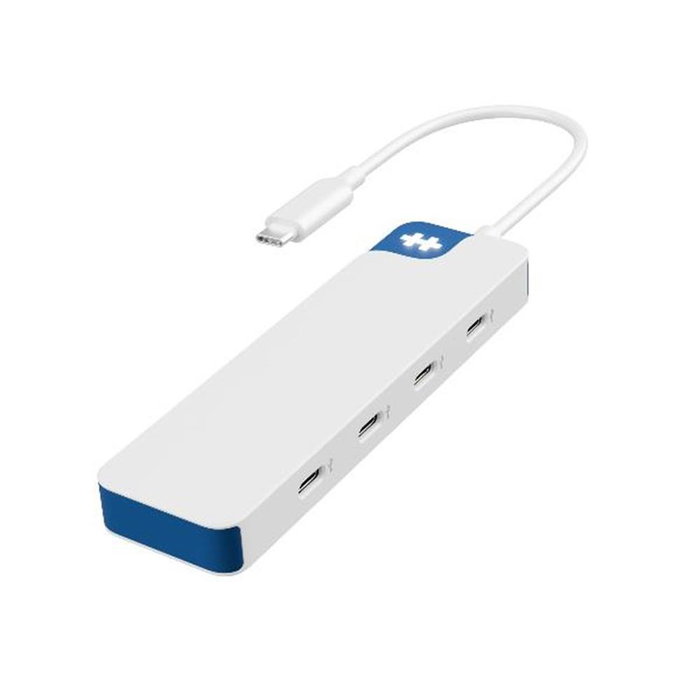 Targus HD5201BUGL Hub USB-C 4 ports USB 3.1 Gen 1 5 Gbps Blanc Auto-alimenté Targus HD5201BUGL Hub USB-C 4 ports USB 3.1 Gen 1 5 Gbps Blanc Auto-alimenté
