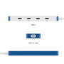 Targus HD5201BUGL Hub USB-C 4 ports USB 3.1 Gen 1 5 Gbps Blanc Auto-alimenté