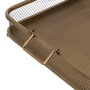 BigBuy Home Plateau apéritif Doré Fer 40 x 40 x 10 cm