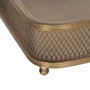 BigBuy Home Plateau apéritif Doré Fer 40 x 40 x 10 cm