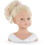Corolle Tête à Coiffer - Poupée de Coiffure avec 10 Accessoires, Cheveux Implantés Régulièrement, Vinyle Parfumé Vanille - Jeu de Création pour Enfant dès 3 ans
