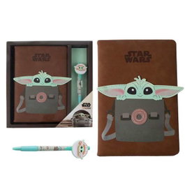Cerdá - Set de papeterie The Mandalorian Grogu - Boîte de rangement 24 x[SVP RÉPONDRE UNIQUEMENT AVEC LE JSON DEMANDÉ, SANS AUCUN TEXTE SUPPLÉMENTAIRE] [{