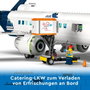 LEGO City 60367 L'Avion de Ligne avec véhicules d'aéroport et 9 minifigurines