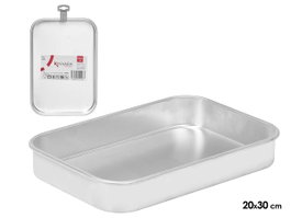 KINVARA RUSTIDERA ALUMINIO 30X20CM Plata