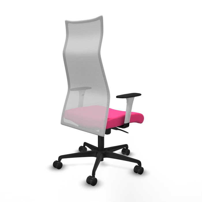 Piqueras y Crespo Chaise de Bureau Albacete Rose et Blanc Piqueras y Crespo Chaise de Bureau Albacete Rose et Blanc