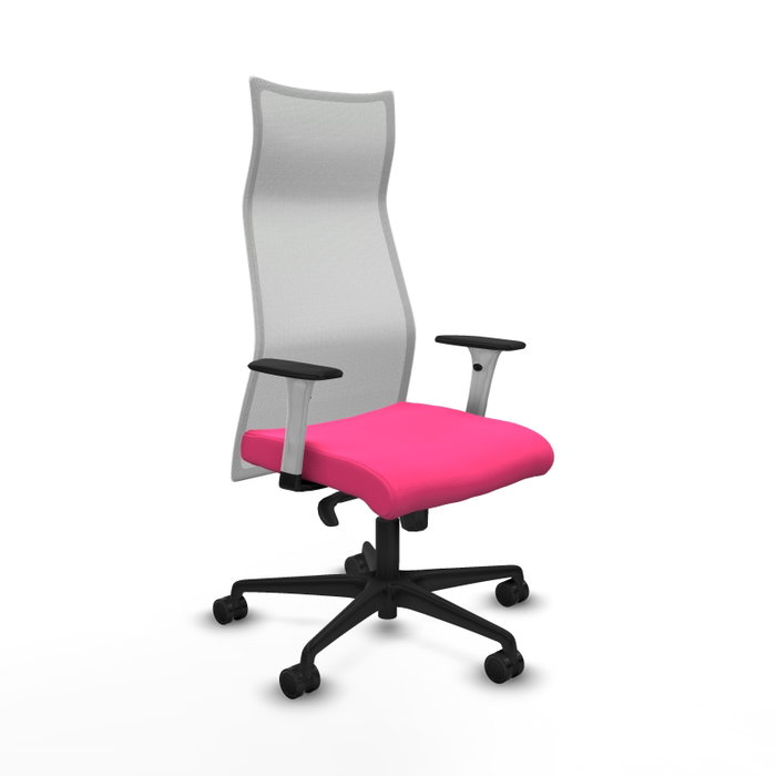Piqueras y Crespo Chaise de Bureau Albacete Rose et Blanc Piqueras y Crespo Chaise de Bureau Albacete Rose et Blanc