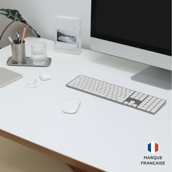 Mobility Lab KMP2000W Clavier sans fil AZERTY Blanc