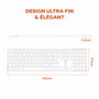 Mobility Lab KMP2000W Clavier sans fil AZERTY Blanc