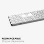 Mobility Lab KMP2000W Clavier sans fil AZERTY Blanc