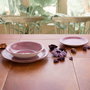 Quid Assiette creuse Peoni Céramique Rose Ø 21,5 cm (Lot de 12)