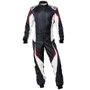 Omp Combinaison de course technique Evo FIA 8856-2018 Noir/Blanc Taille 52