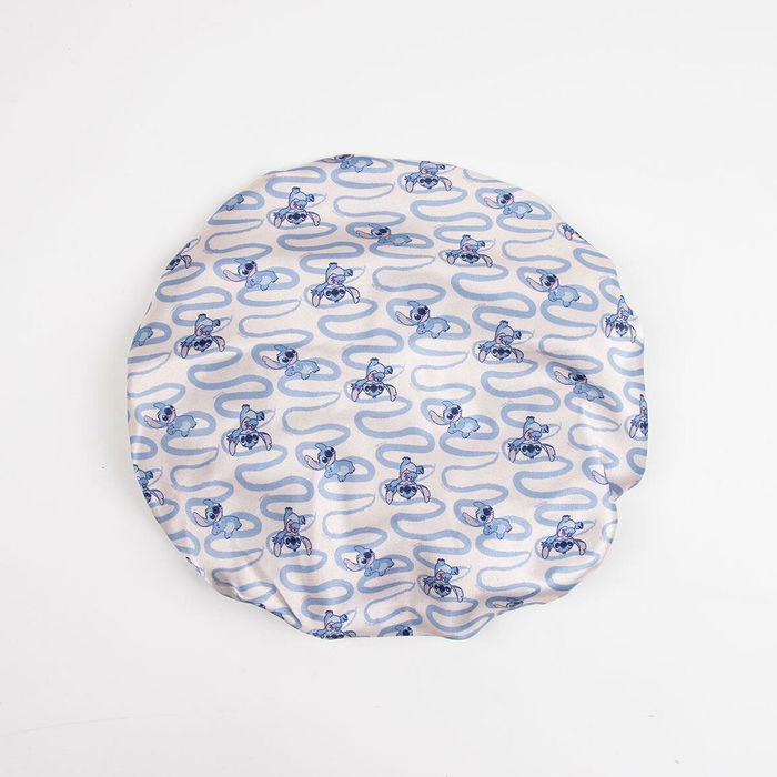 Bonnet de Douche Stitch Bleu 100 % polyester