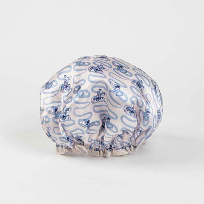 Bonnet de Douche Stitch Bleu 100 % polyester