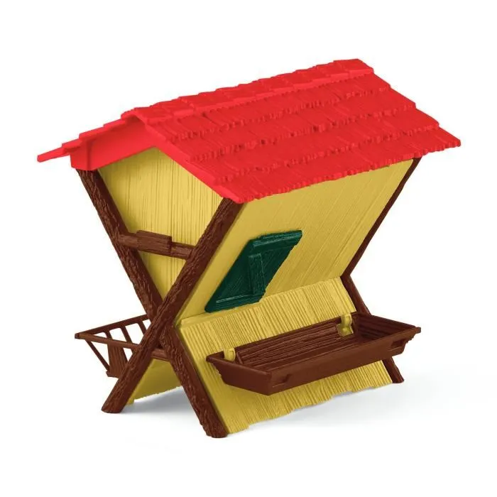 Schleich 42658 Farm World - Coffre Cabane des Animaux de la Forêt avec Biche, Faon, Écureuil et Hérisson, Jeu Enfant 3 Ans et Plus