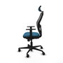 Chaise de Bureau Piqueras y Crespo 1D036N2 Noir Vert pétrole