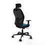 Chaise de Bureau Piqueras y Crespo 1D036N2 Noir Vert pétrole