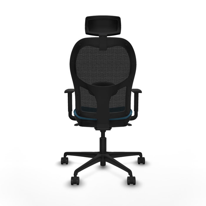 Chaise de Bureau Piqueras y Crespo 1D036N2 Noir Vert pétrole