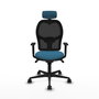 Chaise de Bureau Piqueras y Crespo 1D036N2 Noir Vert pétrole