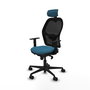 Chaise de Bureau Piqueras y Crespo 1D036N2 Noir Vert pétrole