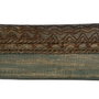 BigBuy Home Centre de Table Marron Vert Bois Fibre naturelle 98 x 14 x 16 cm