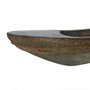 BigBuy Home Centre de Table Marron Vert Bois Fibre naturelle 98 x 14 x 16 cm