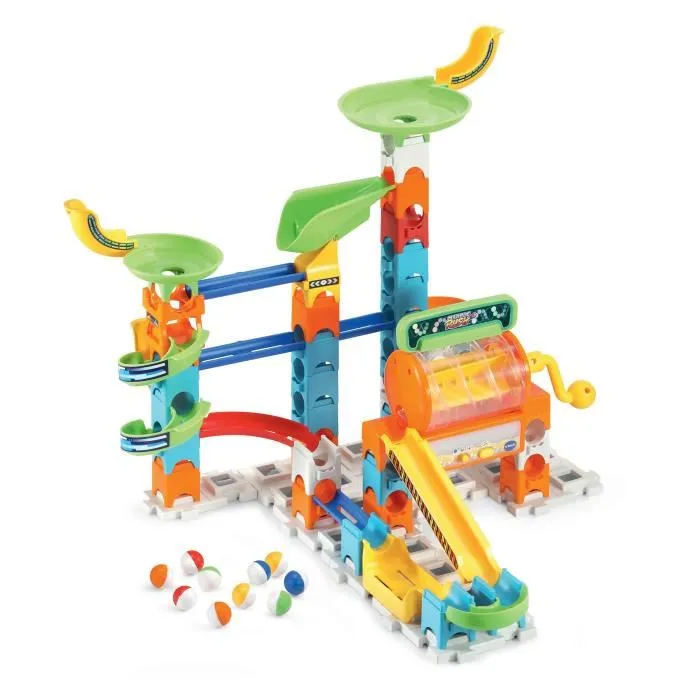 Vtech - Marble Rush Super Action Set Electronic L200E - Module de construction électronique avec sons et lumières - Jeu en français - À partir de 4 ans