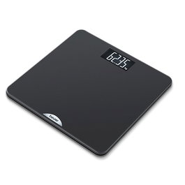 Beurer PS-240 Pèse-personne numérique avec poignée douce et surface en caoutchouc antidérapante, LCD rétroéclairé, démarrage automatique