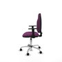PIQUERAS Y CRESPO Chaise de bureau Algarra, Similicuir Violet, Accoudoirs 1D
