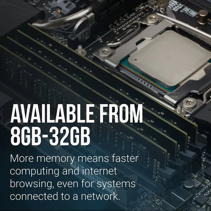 PNY MD8GSD43200-SB DDR4 3200MHz 8Go PNY MD8GSD43200-SB DDR4 3200MHz 8Go