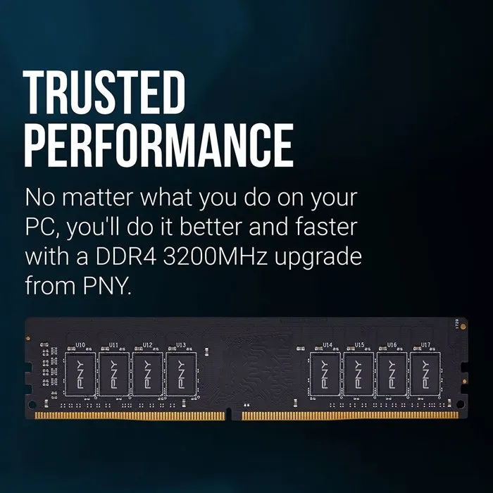 PNY MD8GSD43200-SB DDR4 3200MHz 8Go PNY MD8GSD43200-SB DDR4 3200MHz 8Go