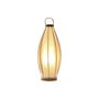 Lampe de bureau Home ESPRIT Marron Lin Métal Corde 25 x 25 x 60 cm