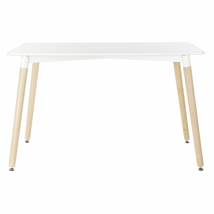 Table de Salle à Manger DKD Home Decor Blanc Bouleau Bois MDF 120 x 80 x 74 cm
