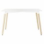Table de Salle à Manger DKD Home Decor Blanc Bouleau Bois MDF 120 x 80 x 74 cm