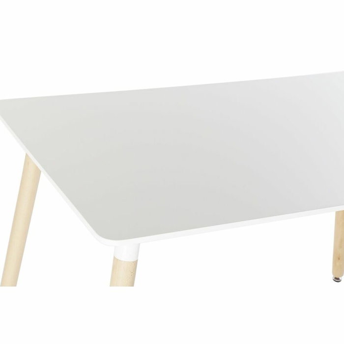 Table de Salle à Manger DKD Home Decor Blanc Bouleau Bois MDF 120 x 80 x 74 cm