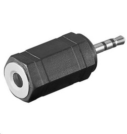 MicroConnect AUDASM Adaptateur Audio 2,5 mm Mâle vers 3,5 mm Femelle