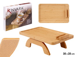 KINVARA MESA BAMBU BRAZO SOFA 35 CM