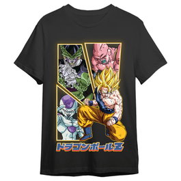 TOEI ANIMATION Camiseta Villains & Goku Dragon Ball Z adulte XL
