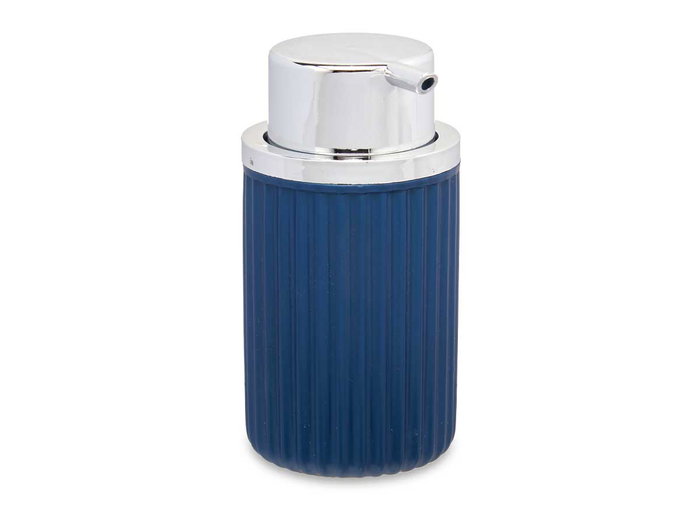 Berilo Distributeur de savon plastique 420 ml bleu 7x14x8 cm (Set de 32)