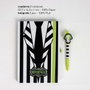 Cerdá - Set de papeterie stylo Beetlejuice - Blanc - 22.0 x 22.0 x 2.5 cm - À partir de 3 ans