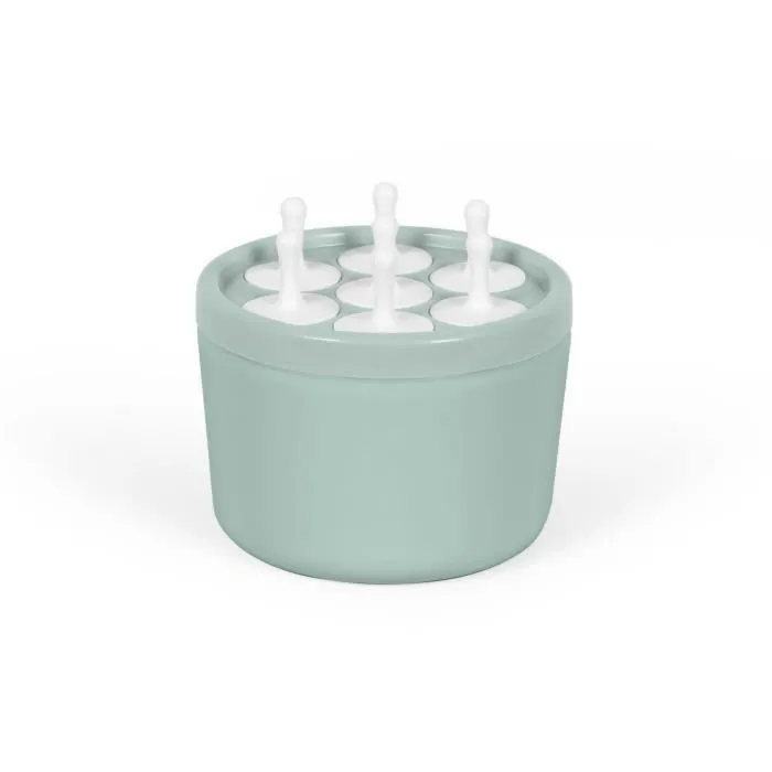 Livoo Sorbetière DOM461 - 1L - Cuve aluminium - 12W - Livrée avec pâle de mélange et moule pour 7 glaces avec bâtonnets inclus