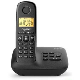 Gigaset Téléphone sans fil Basic 100 Noir (S30852-H3206-D201)