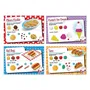 Crazart Lexibook Kit Pâte à Modeler Douce Super Chef - 8 Pots Inclus avec Moule Fruits Légumes Burger et Accessoires