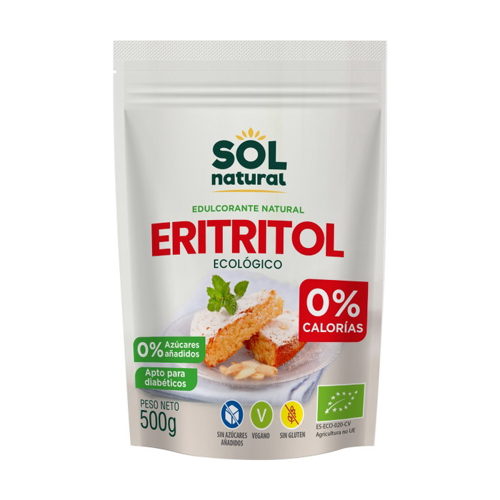 Sol Natural Érythritol Bio 500g Sol Natural Érythritol Bio 500g
