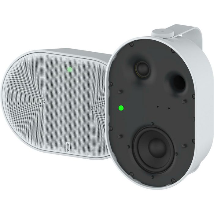 Axis Haut-parleur réseau C1110-E Blanc - Son tout-en-un avec PoE, audio bidirectionnel et gestion à distance pour alarme, musique et annonces