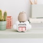 Pusheen Calendrier perpétuel 3D - Collection Purrfect Love - Décoratif en résine peint main - 10x12x13 cm