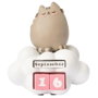 Pusheen Calendrier perpétuel 3D - Collection Purrfect Love - Décoratif en résine peint main - 10x12x13 cm
